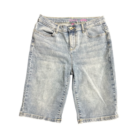 The Children's Place Light Blue Denim Shorts size 14 - Picture 1 of 3